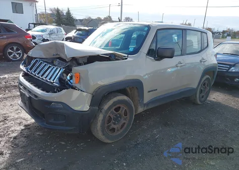 2016 Jeep Renegade Sport from USA, damaged, VIN ZACCJBAT4GPC96725